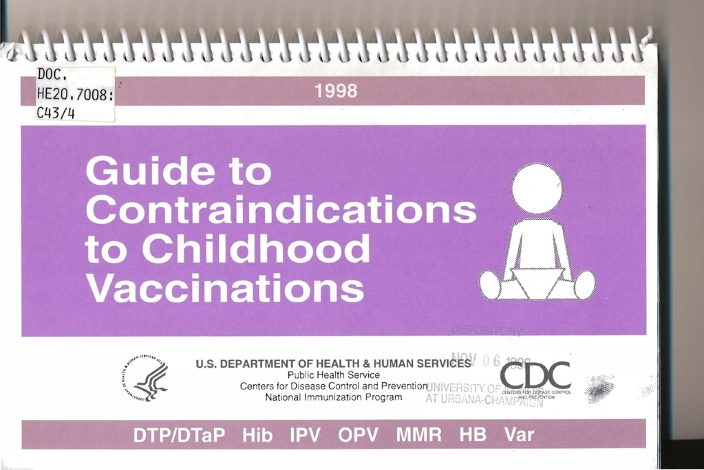 Guide to Contraindications to Childhood Vaccines